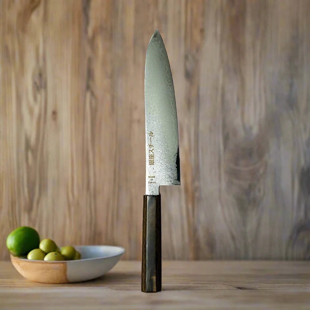 Seiryū (青龍) Series - Gyuto Knife 210mm VG10 Damascus steel